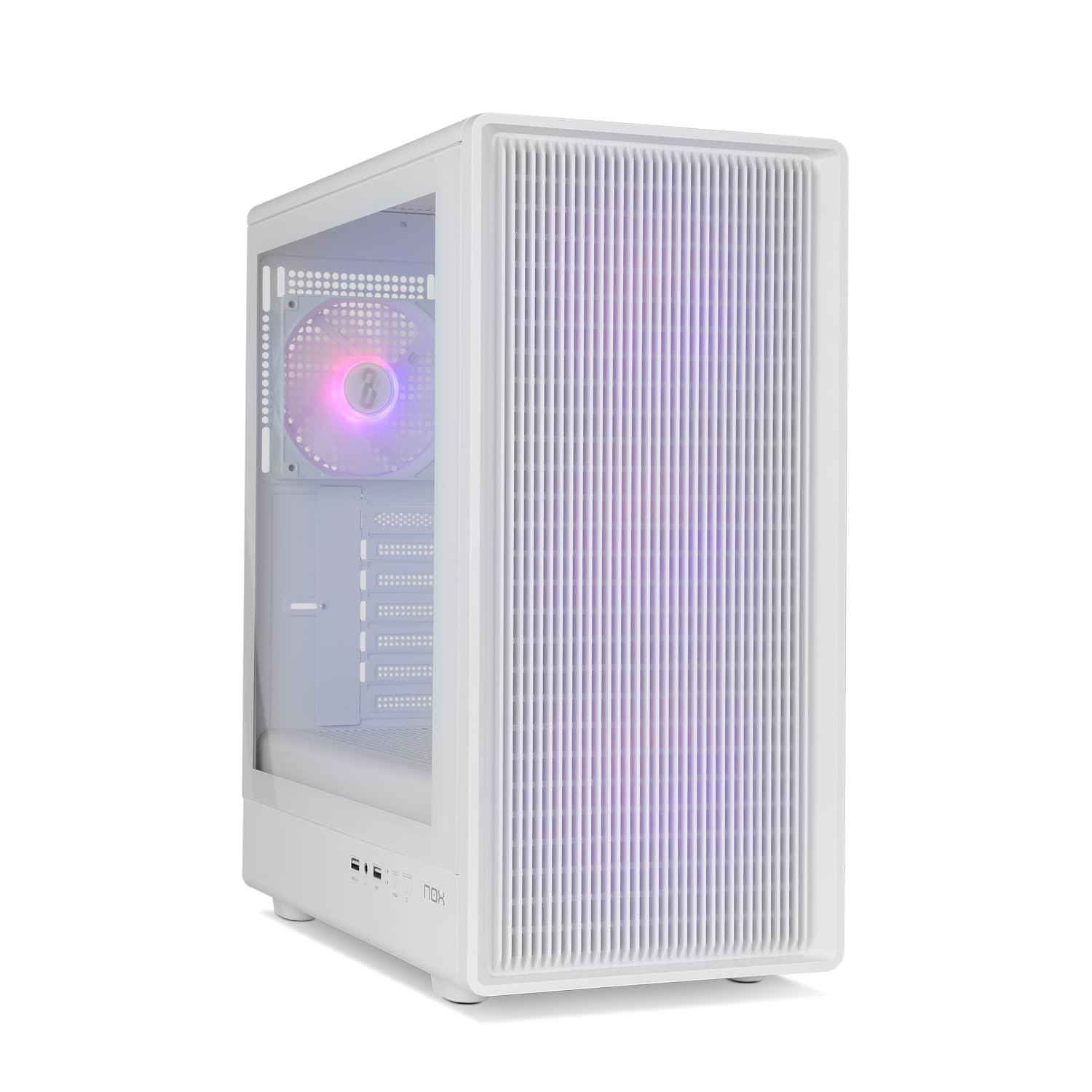NOX Semitorre INFINITY IOTA ARGB Blanco USB 3.0
