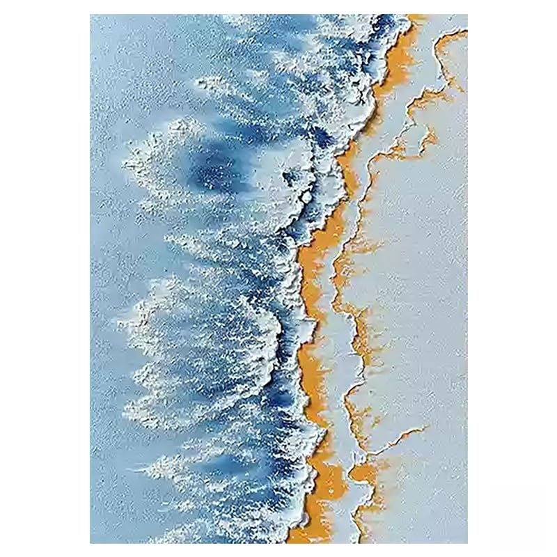 Peinture à l'huile paysage abstrait pour salon et chambre décoration moderne