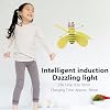 Juguetes voladores, juguetes voladores por inducción, forma de abeja inteligente y linda, ABS práctico, muñecos voladores, para principiantes, para exteriores 5