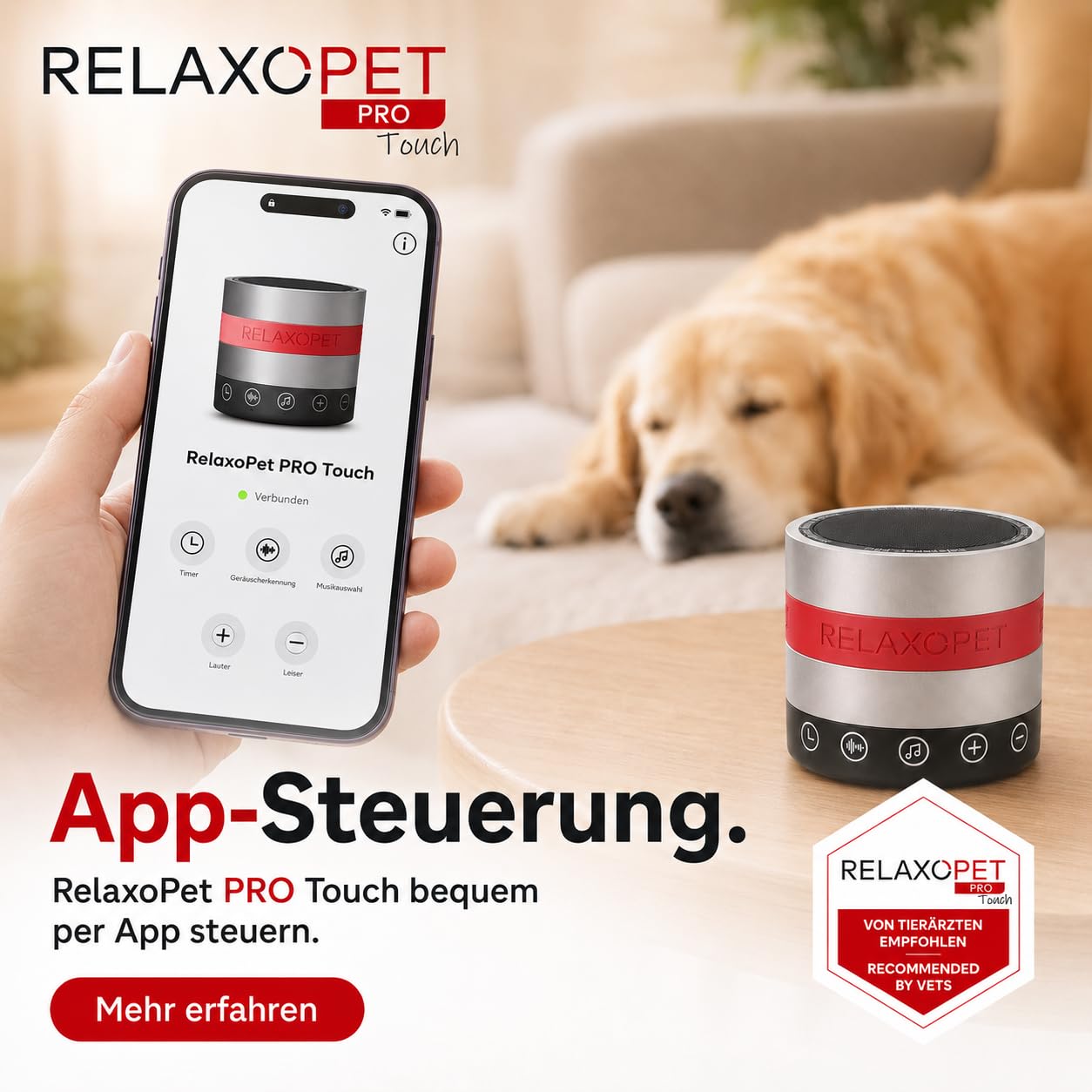 リラックスしている犬 Amazon | RelaxoPet Pro Dog 犬がリラックスできるドイツ新技術 犬