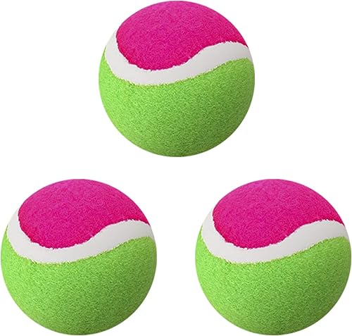 Juego de 3 pelotas de repuesto para lanzar y atrapar, juegos al aire libre, juguetes de playa, juegos de playa perfectos para patios traseros de 2.5