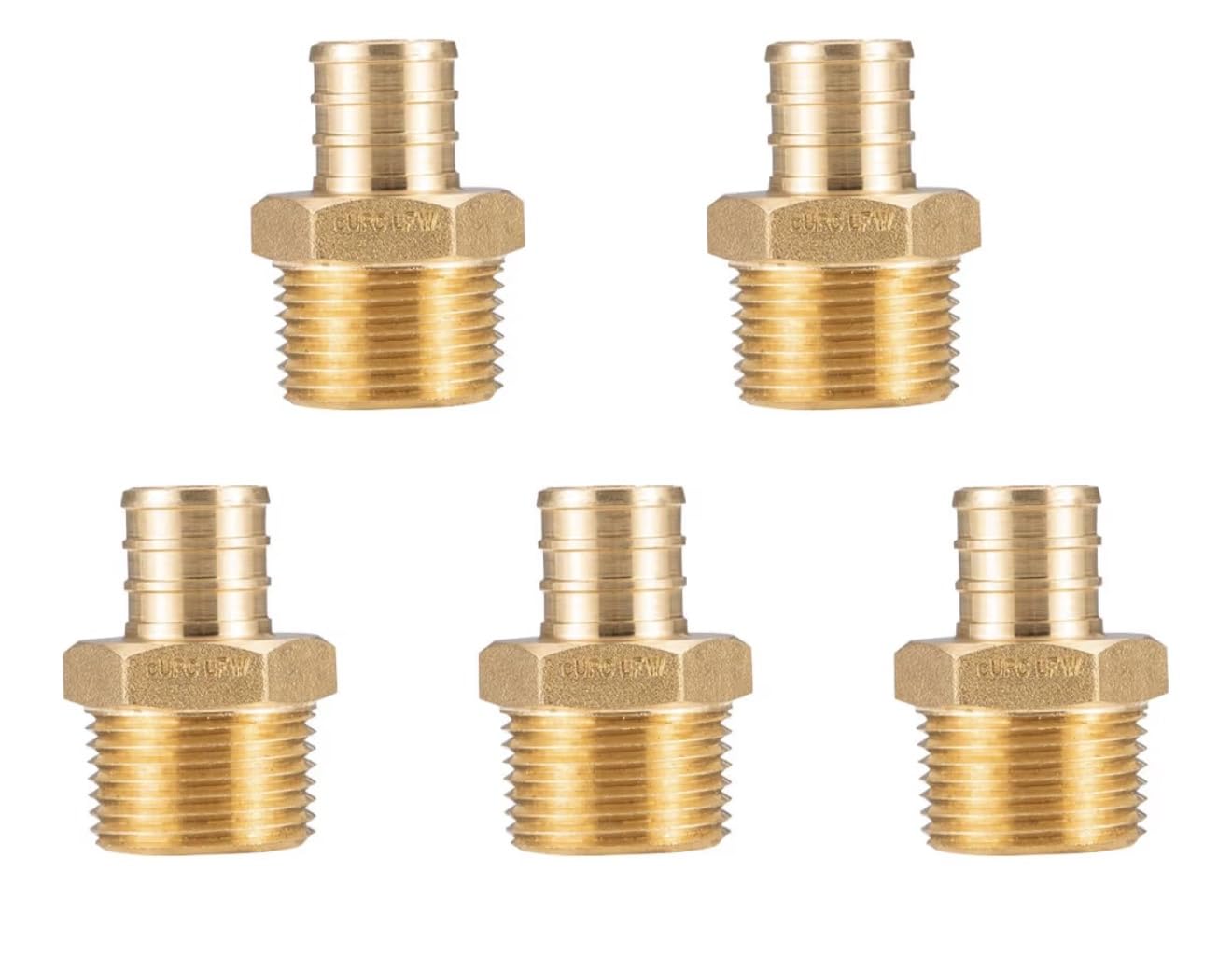 Raccorder tuyau arrosage et chauffe eau via adaptateur laiton MIP 3/4 Sourcingmap