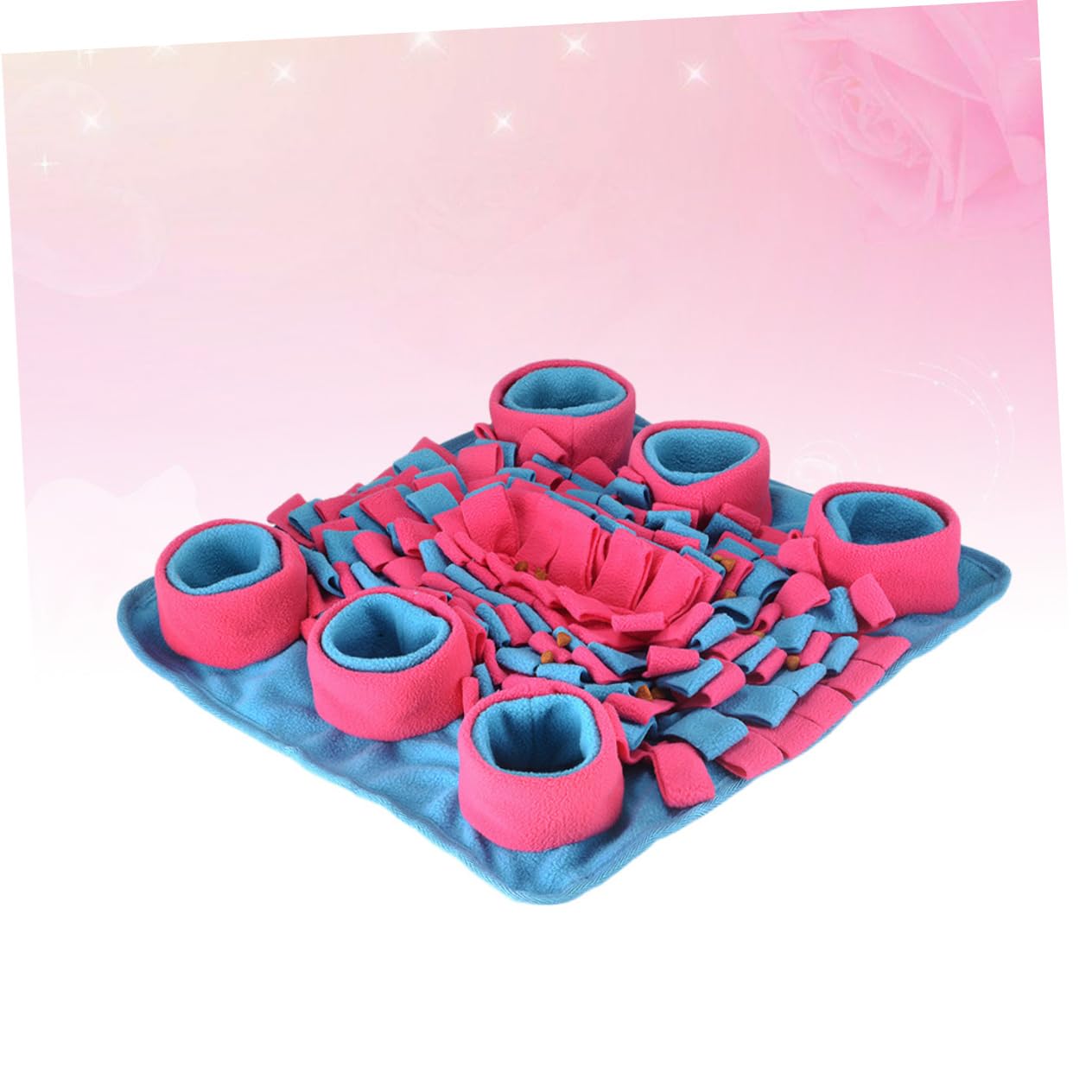 Lesipee rutschfeste Unterseite Matte Langsam Hund Leckmatte und Hunde aus Polar Fleece zum Futterverstecken Training
