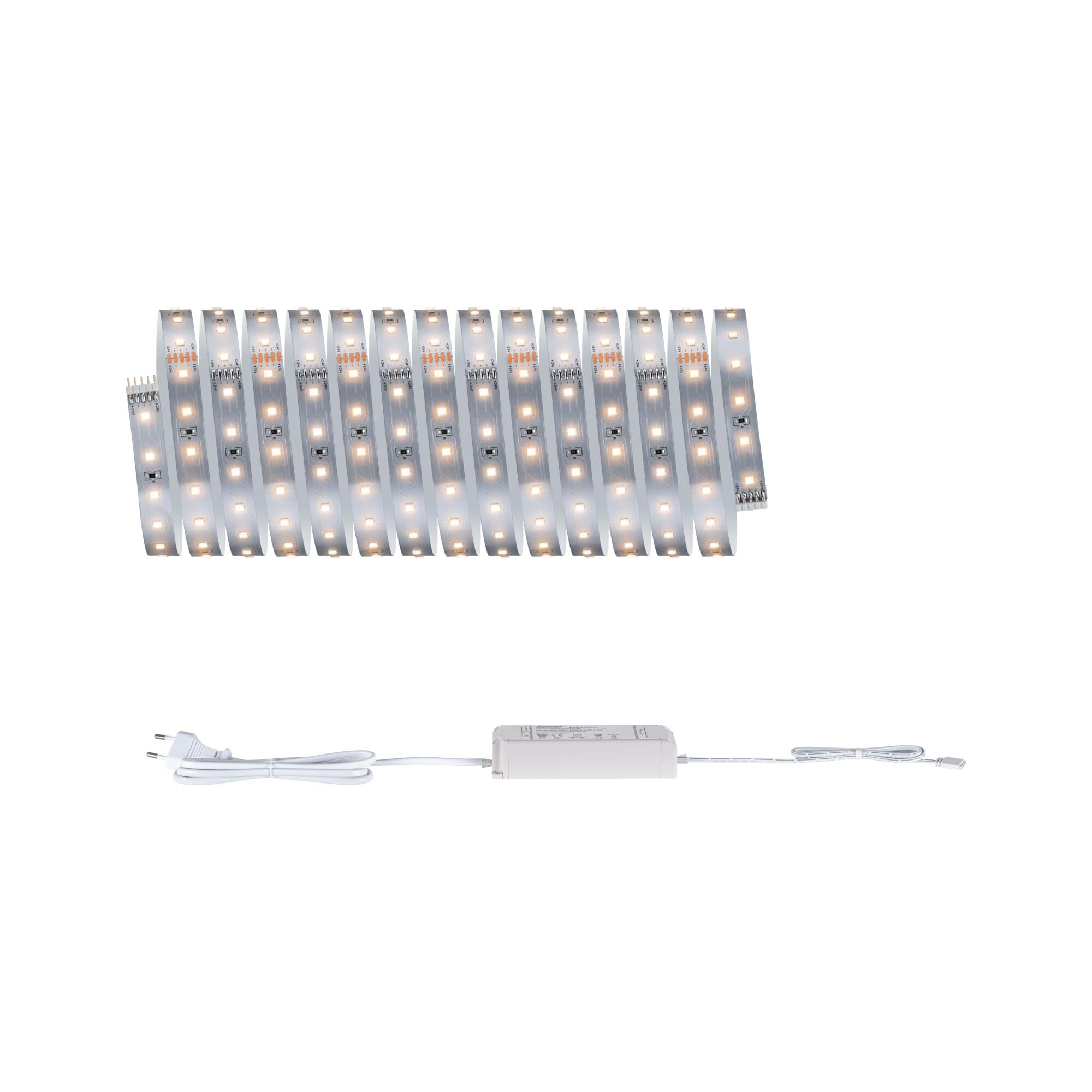 Paulmann MaxLED 500 LED Strip Basisset 5m Warmweiß 17W 550lm/m 2700K 30VA 71230