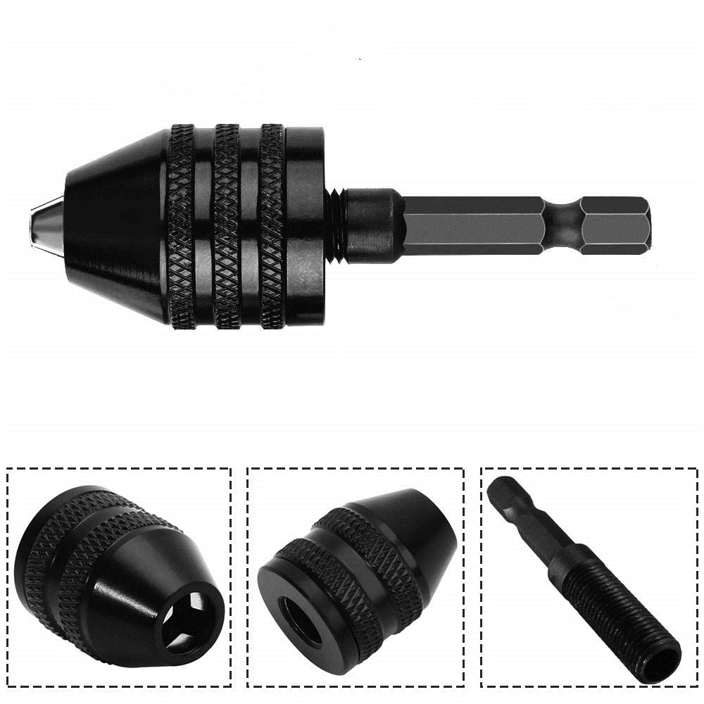 LOT DE 5 Adaptateurs Mandrin Tige Hexagonale Pour Pilote De Prise