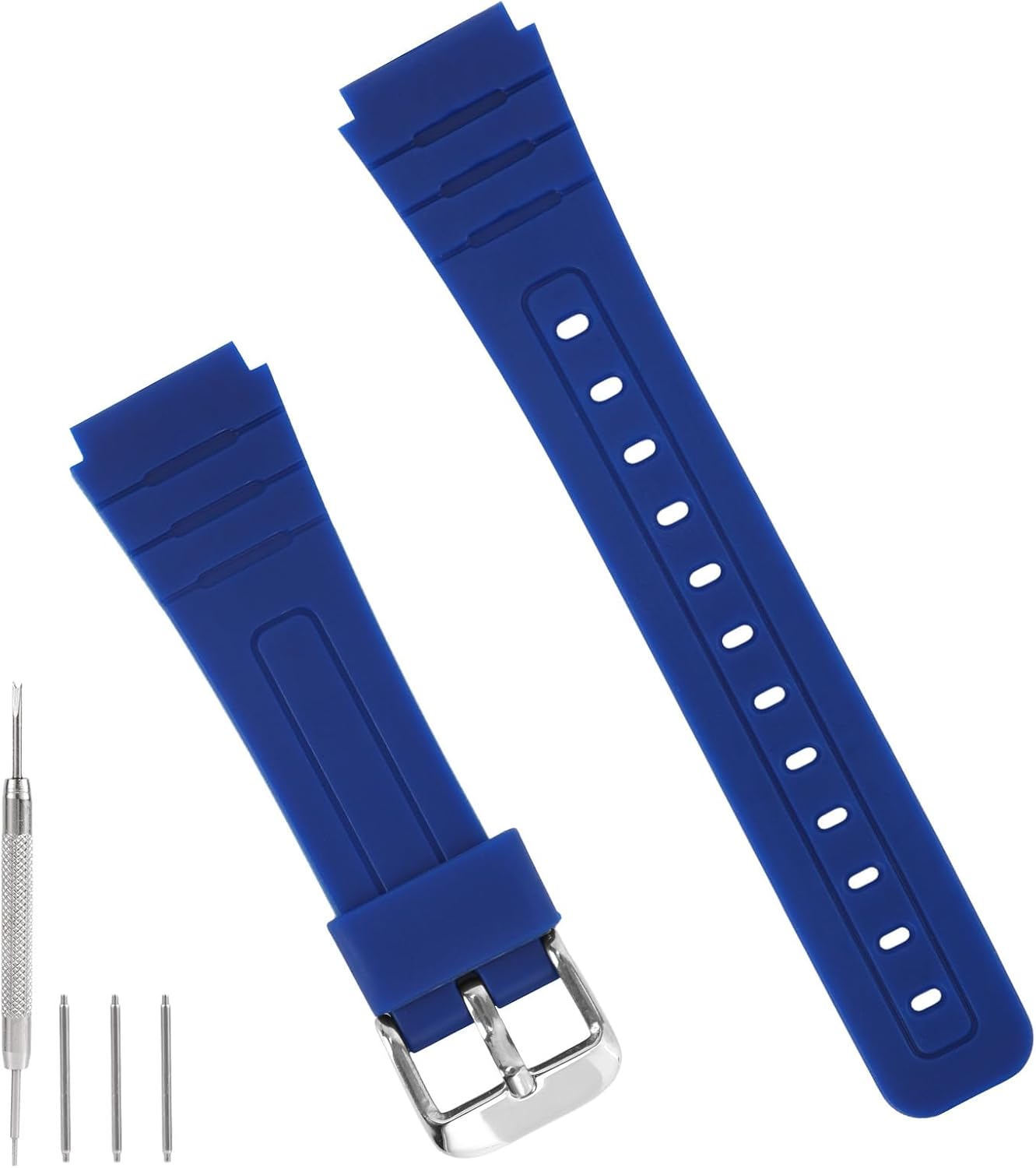 Cinturino Di Ricambio In Poliuretano Per Orologi Hearkent Modelli 2105 E 2105-8A, Taglia Unica, Non Compatibile Con Altri - 4