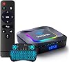 Android TV Box 13.0, VONTAR R3 Wi-Fi 6 4GB RAM 128GB ROM, RK3528 CPU Quad-Core 2.4G5G Wi-Fi BT 5.0 USB 3.0 Android Box with Mini Wireless Keyboard,4GB64GB [Energy Class A]
