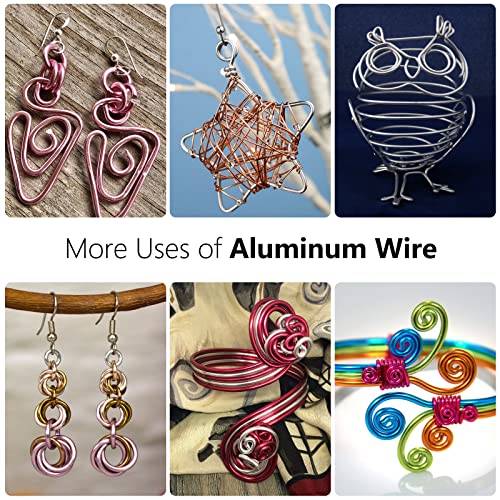 3 Pcs Craft Wire Kit,16 Gauge/164Ft(50M)/+18 Gauge/32Ft(10M)+1 Pliers, Anodized Aluminum Wire For Jewelry Making,Bendable Metal Sculpting Wire(Sliver,1.5Mm) #TOP5