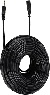 3.5mm male to female extension cable cable for smartphone headphones stereo, (30m)