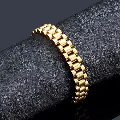 A D. ALLEN & DANMI. 18 K Gold Plated Love Bangle Bracelet Set Flexible Wide Wristband Bangle Bangle Set for Love2