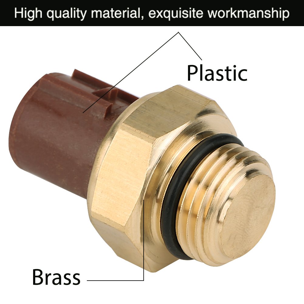 Keenso Engine Radiator Coolant Fan Water Temperature Sensor Switch for Acura Integra RSX TSX Accord CRV Civic