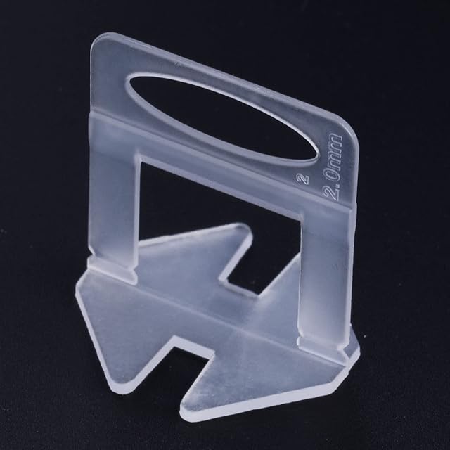 Tile Leveling System 400 pcs Tile Spacer Clips for Floor Wall (2mm-Clips)