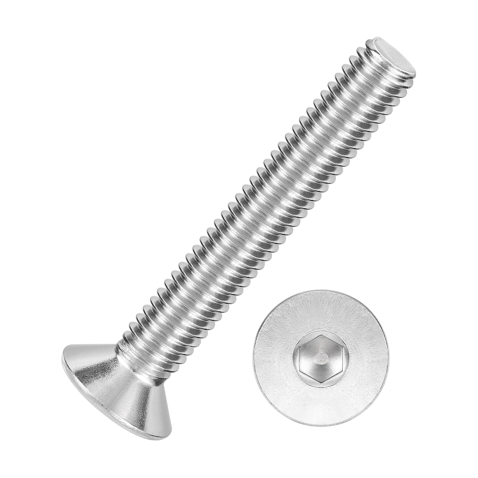 Kozelo 30Pcs[M6-1x40] Flat Head Socket Cap Screw Countersunk Bolt — image 1