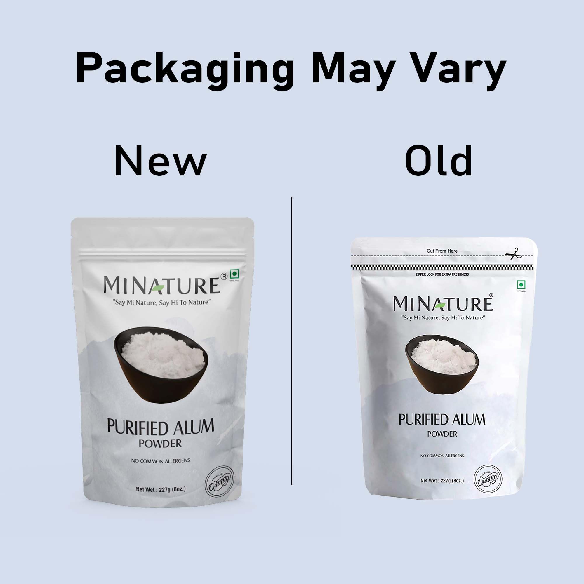 minature Alum Powder Potassium (Fitkari/Phitkari) -100% Natural Skincare for Acne, Odor Control & Water Purification Face Mask for |Pore Refining 227g |Face Pack Powder |Cruelty-Free