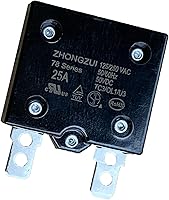 Vista 2 de weelye 1Pcs 25A 125/250Vac 50Vdc Automatic Reset Relay Thermal Switch Circuit Breaker Current Overload Protector for Children Riding Electric Car