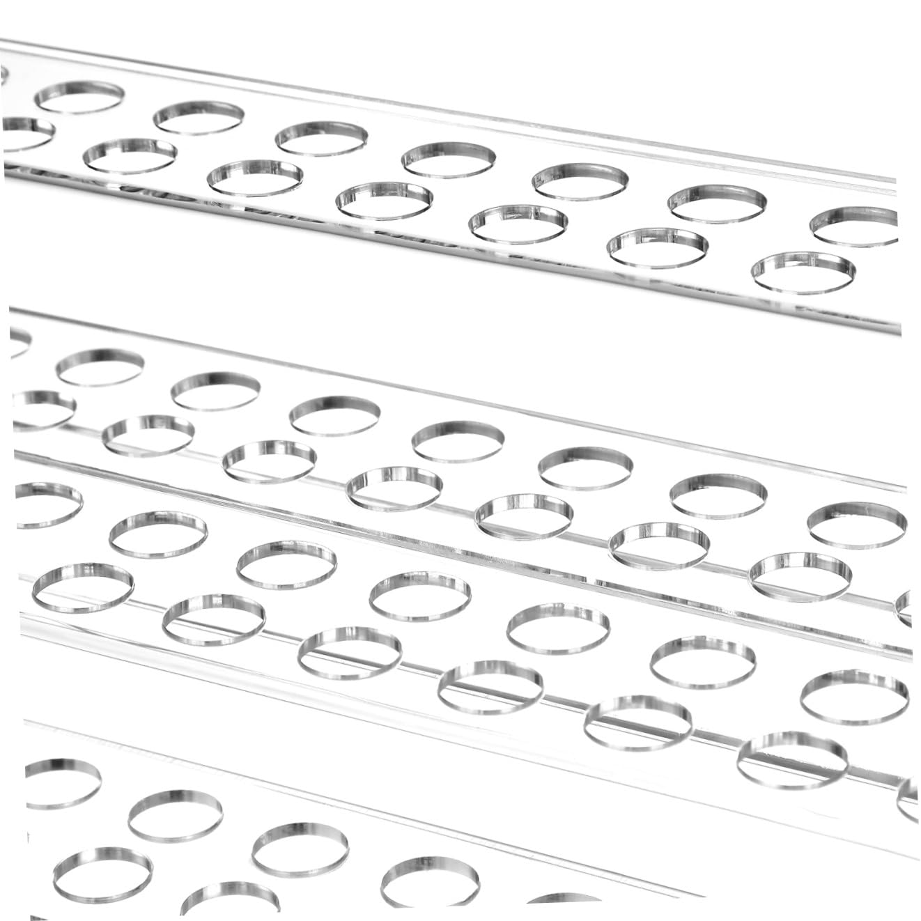 Présentoir à Stylos pour Bureau en Plastique à Fentes Multiples