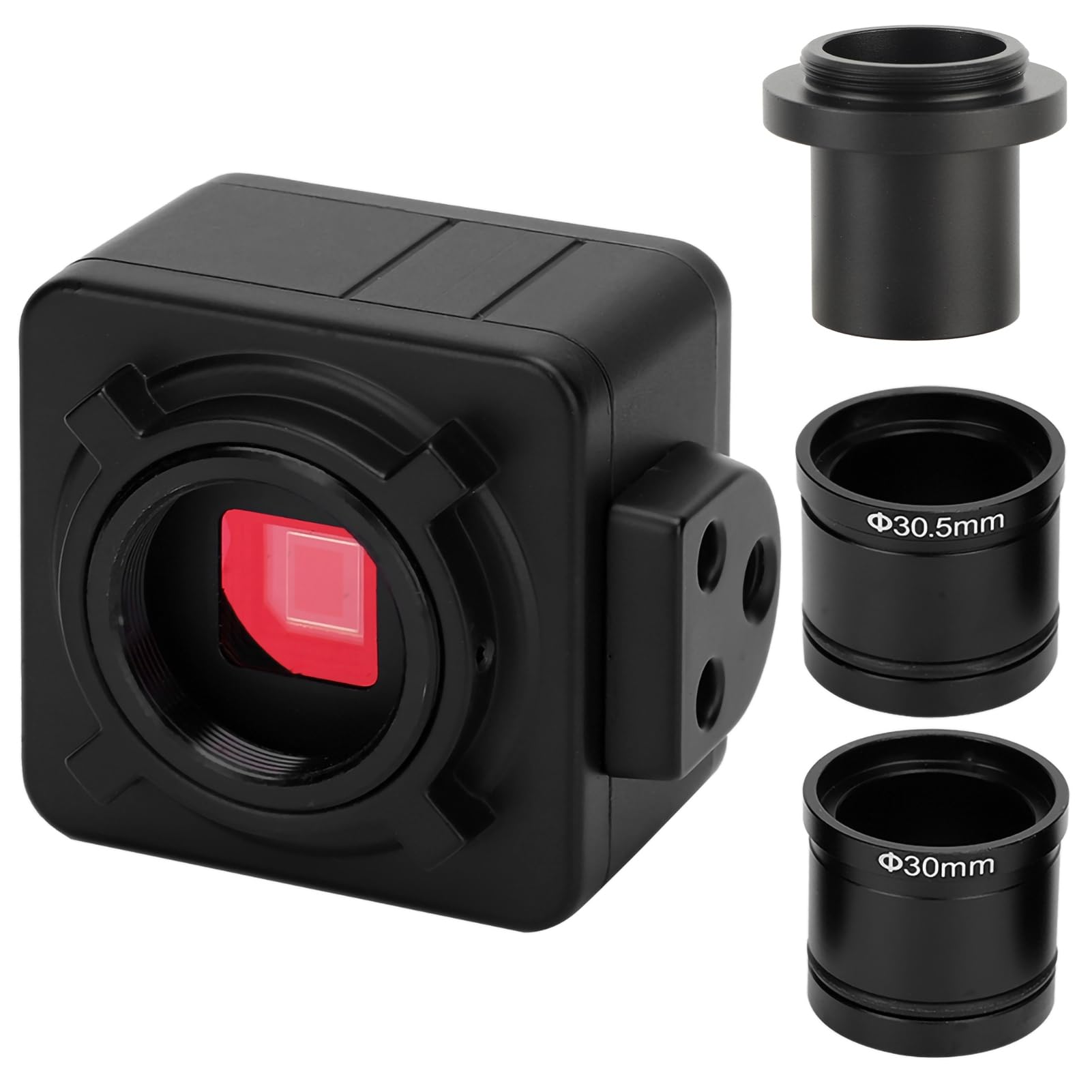 Cyfrowy elektroniczny aparat okularowy, kamera mikroskopowa USB HD CMOS z adapterem montażowym 5MP do mikroskopu przemysłowego