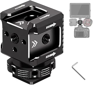 ZORBES® Triple Hot Shoe Mount Bracket with 1/4" Thread
