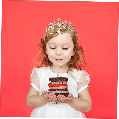 Miniatura 6 de NOLITOY 3 diademas de renos de Navidad para niños, princesa para mujer, tiara de diamantes de imitación de Navidad para joyería de boda, tiara de