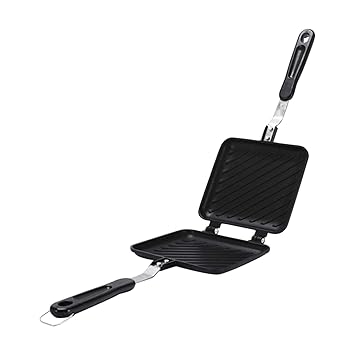 Sandwich Maker, Double-Coated Non-Stick Grilled Sandwich and Panini Maker, Hot Sandwich Maker Pan Nonstic
