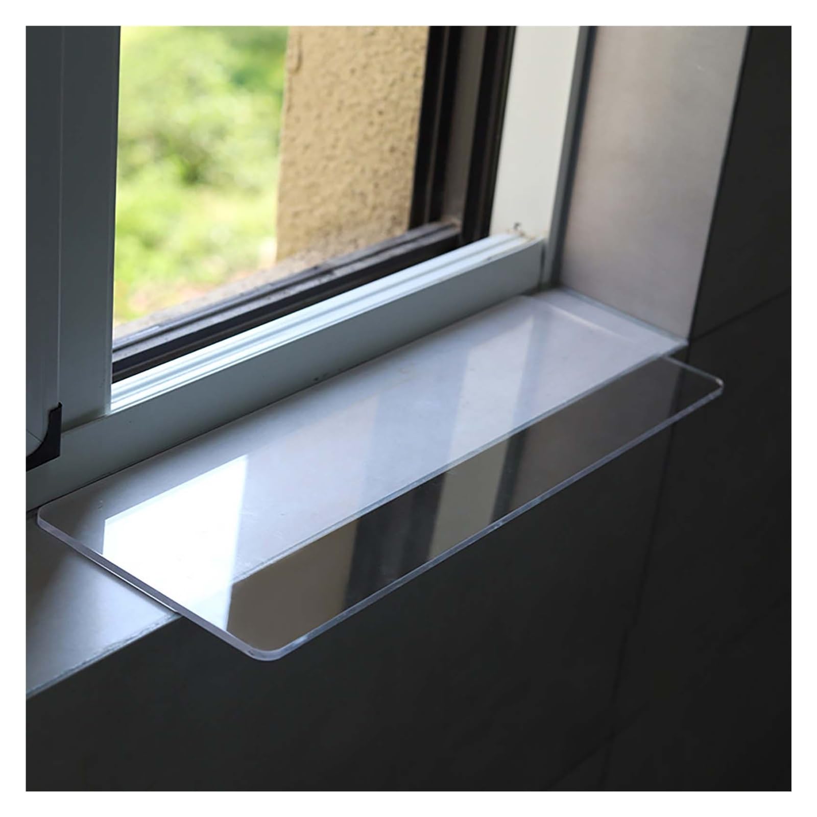 Extensor de alféizar adhesivo para ampliar espacio en ventanas sin taladrar