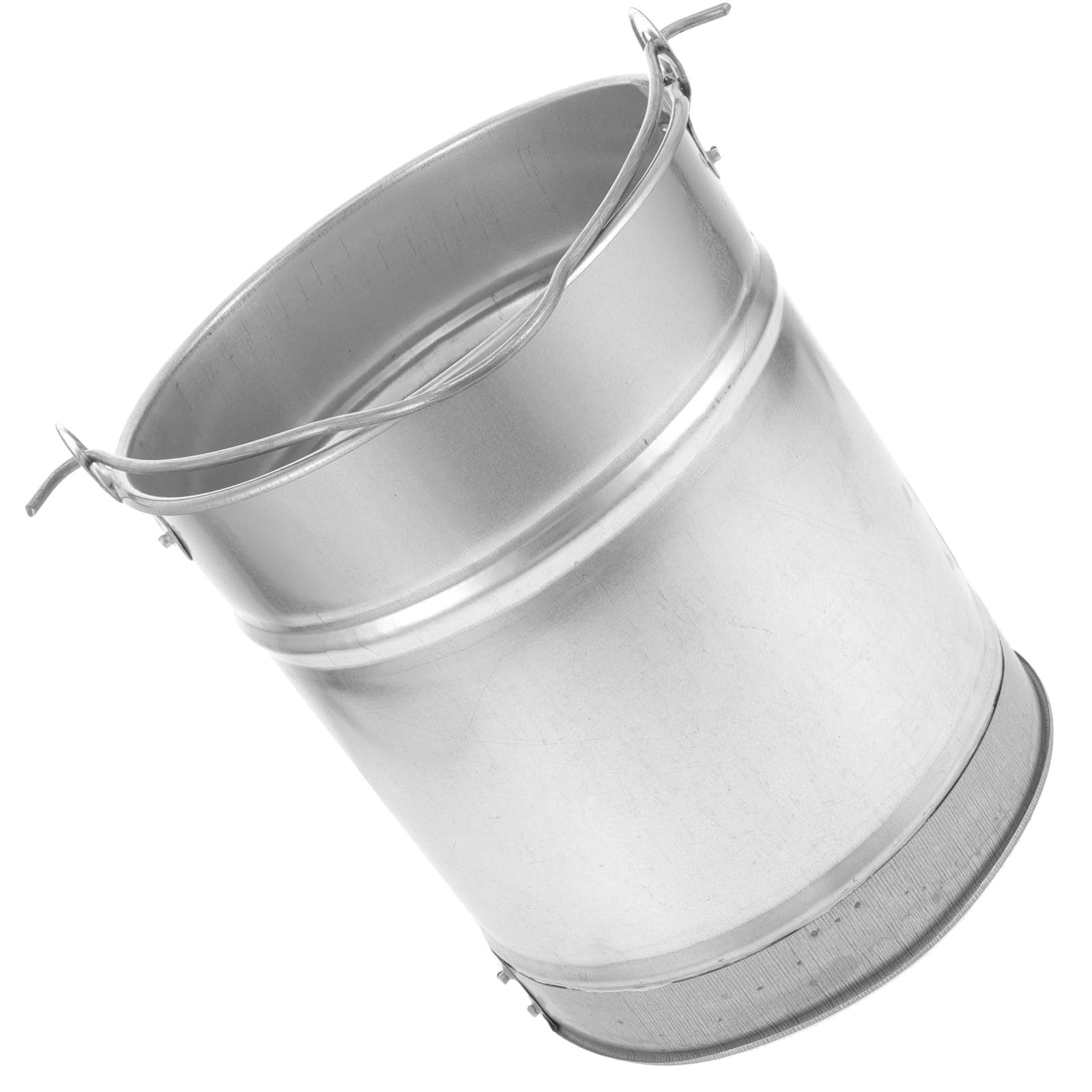 Secchio D'acqua di Ferro Spesso 5l Manico Antiscivolo Secchio Multifunzionale per Uso Domestico, Giardino, Ranch e Pulizie Casa