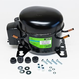 Replacement for fits Secop TL4G R134a Hermetic Refrigeration Compressor 306 BTU LBP 1369 BTU HBP 115V
