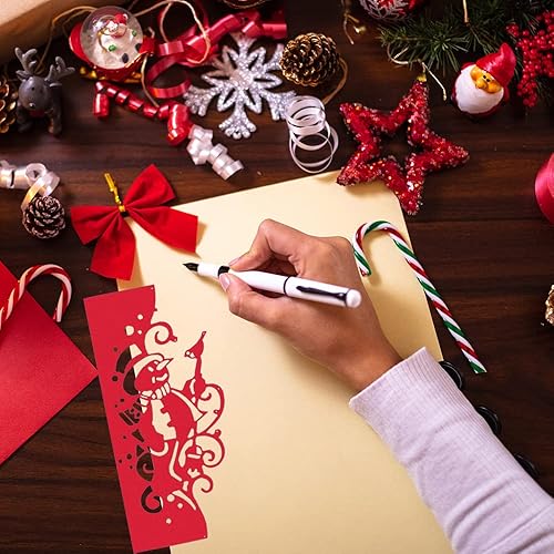 Miniatura 4 de 3 piezas troqueladas para hacer tarjetas, troqueles de corte de metal de Navidad de SENHAI para álbumes de recortes, plantillas de copo de nieve