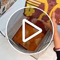 Image of Non-Woven Printed Saree Covers - Cloth Storage /Wardrobe with Transparent Window, Zipper Closure (GREY PACK OF 6)