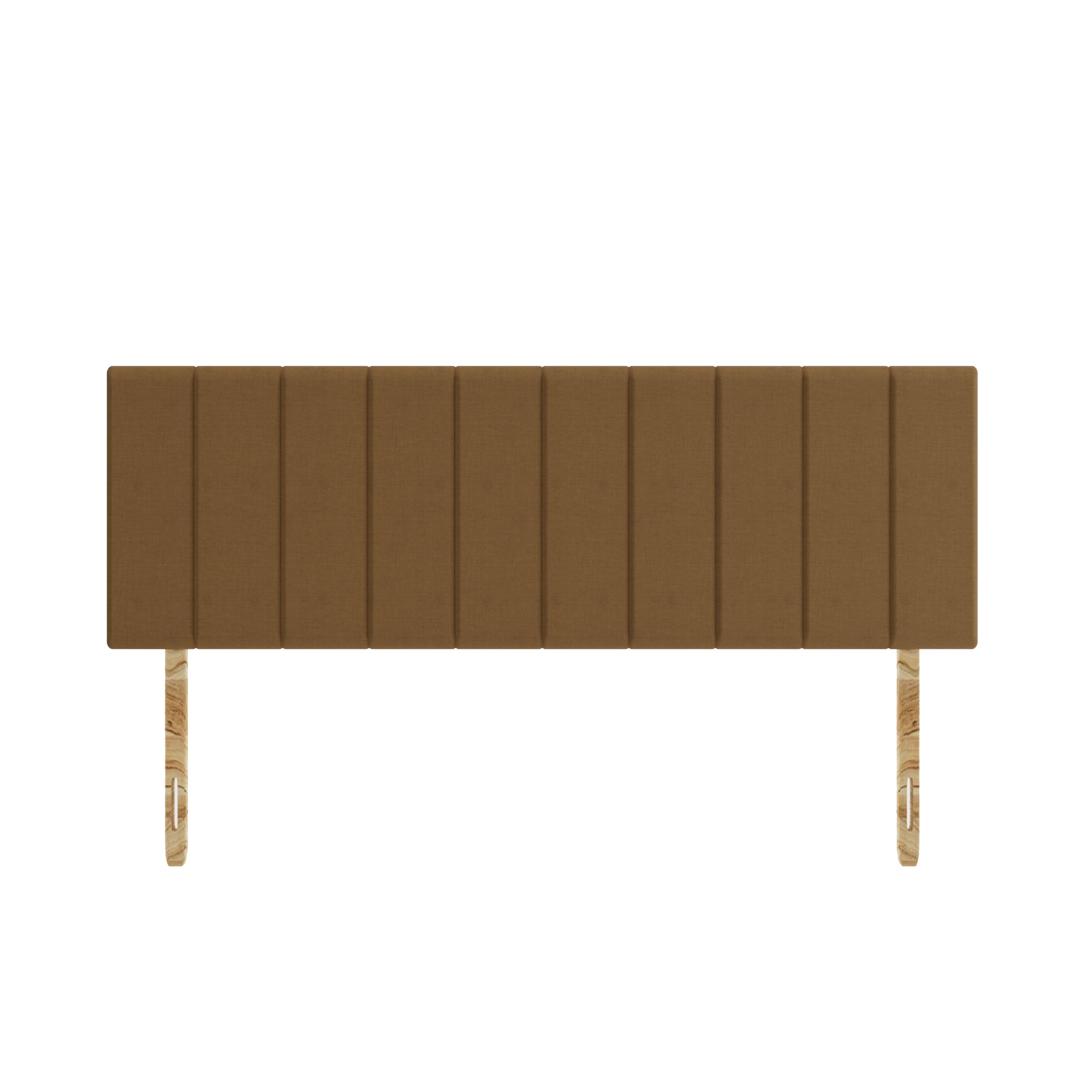 SANA SLEEP Oslo Damask Rio HeadBoard - Luxury 20" Upholstered Design for Divan Beds - Multiple Fabric Options for Bedroom and Hotel Furniture - 5FT King Size - Brown — image 1