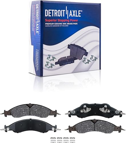 Miniatura 58 de Detroit Axle - Pastillas de Freno Delantero para Chevrolet Captiva Sport Equinox Pontiac Torrent Saturn Vue Suzuki XL-7, Pastillas de Freno Cerámica