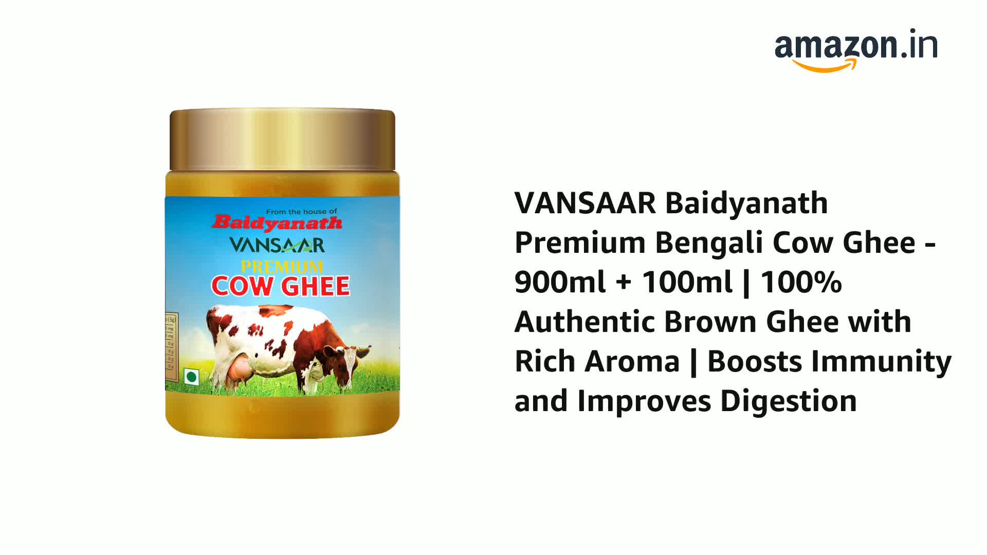 Nutty/Bengali Flavour Ghee | No Nuts | Premium & Authentic Cow Ghee - View #6
