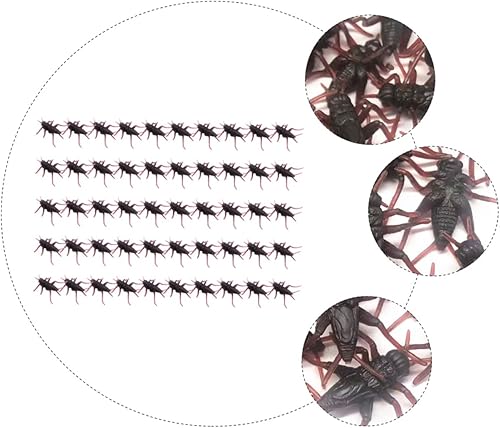 Miniatura 3 de Toyvian 150 piezas de April Fools Fake Cricket Fake Trick Juguetes de plástico realista Novedad Juguetes Kidcraft Playset Juguetes Prank Prop