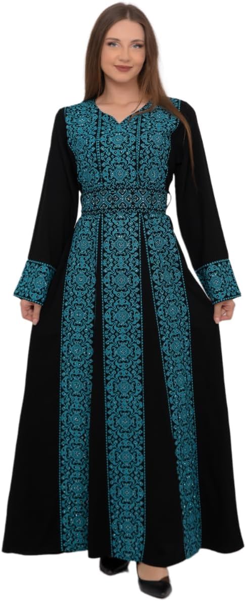 Abayas for Women Muslim - Comfortable Arabic Abaya with Embroidery