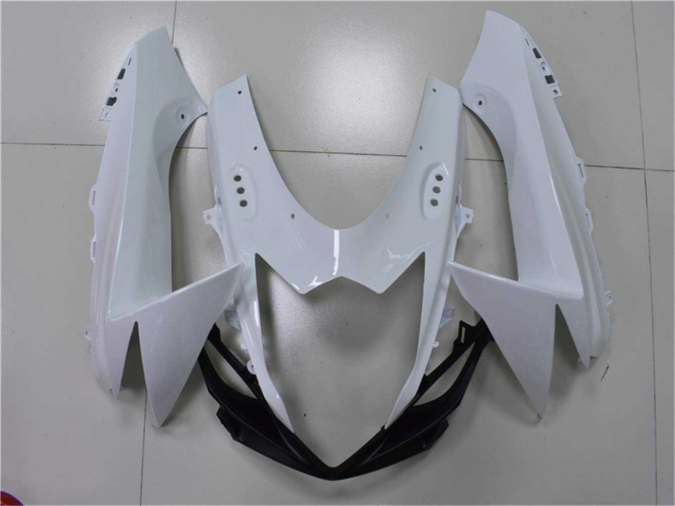Fairing White Black Fit for Suzuki 2011-2024 GSXR 600 750 Injection ABS Plastics Aftermarket Bodywork Kit Set 2012 2013 2014 2015 2016 2017 2018 2019 GSX-R 600/750 YTL040