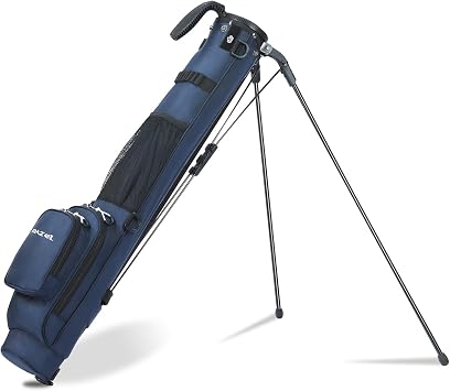 MAZEL Lightweight Golf Bag for Men Easy to Carry Golf Clubs Bag with Shoulder Strap,Pitch n Putt Golf Stand Bag for Driving Range,Par 3 and Executive Courses - Fit Up to 8 Clubs