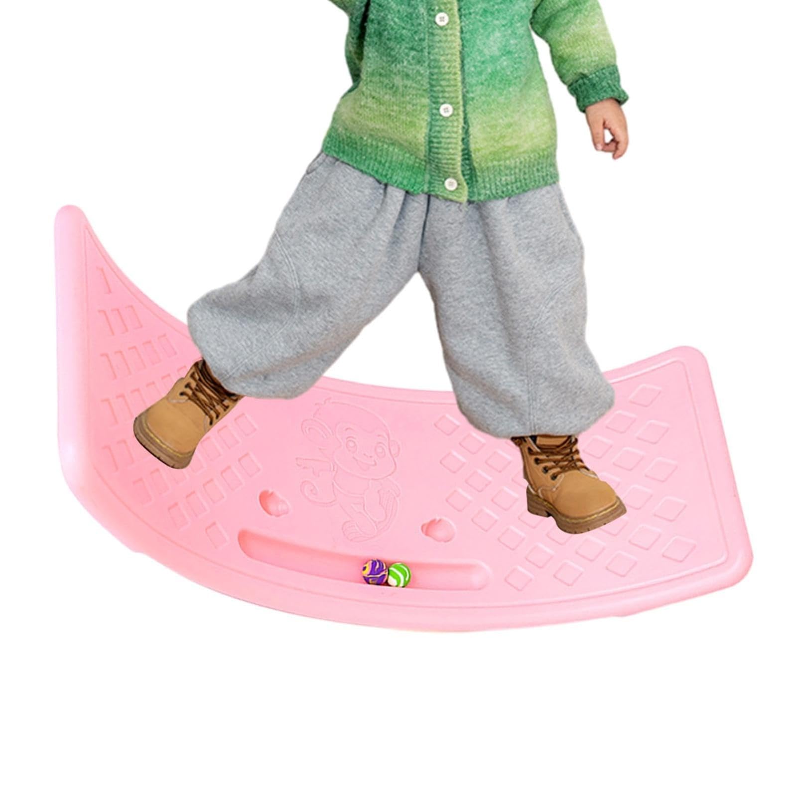 Tabla De Equilibrio Infantil Multifuncional | Balancín De Plástico Para Yoga Y Entrenamiento Motor