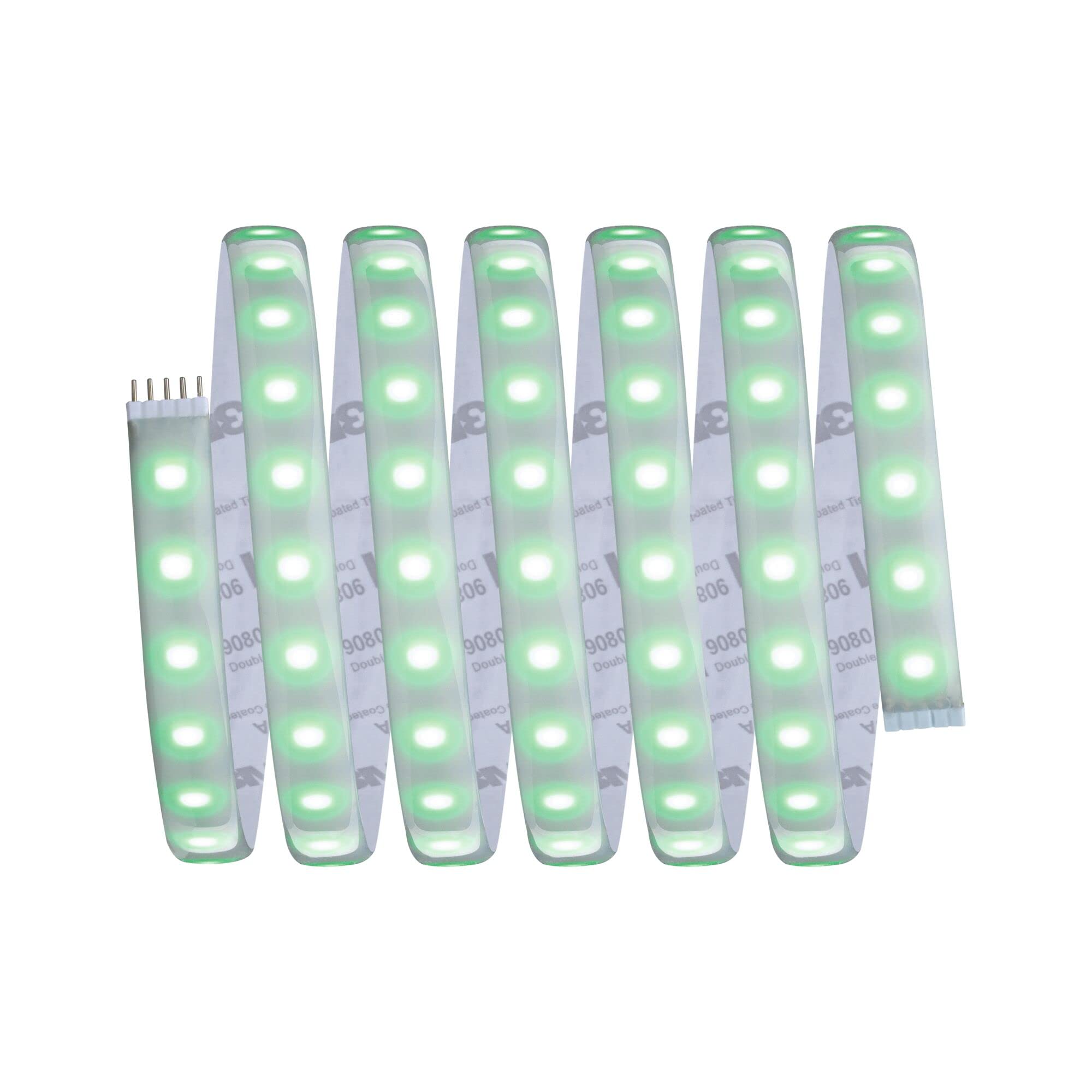 Paulmann 70530 MaxLED 1000 LED Strip RGBW Einzelstripe IP44 28W 1000lm/m dimmbar 2,5m Silber Kunststoff 72LEDs/m