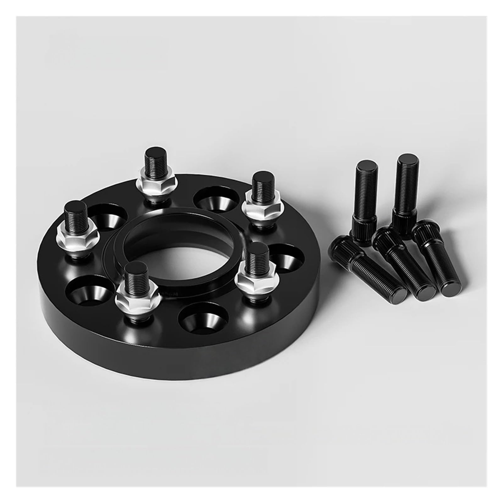 Entretoises de roue de voiture 2/4 pièces 5x120 59.5mm M12x1.25 moyeu pour entretoise de roue forgée noire centrée pour plaque bride GAC GS8 25/30/35mm(4pcs 35mm)