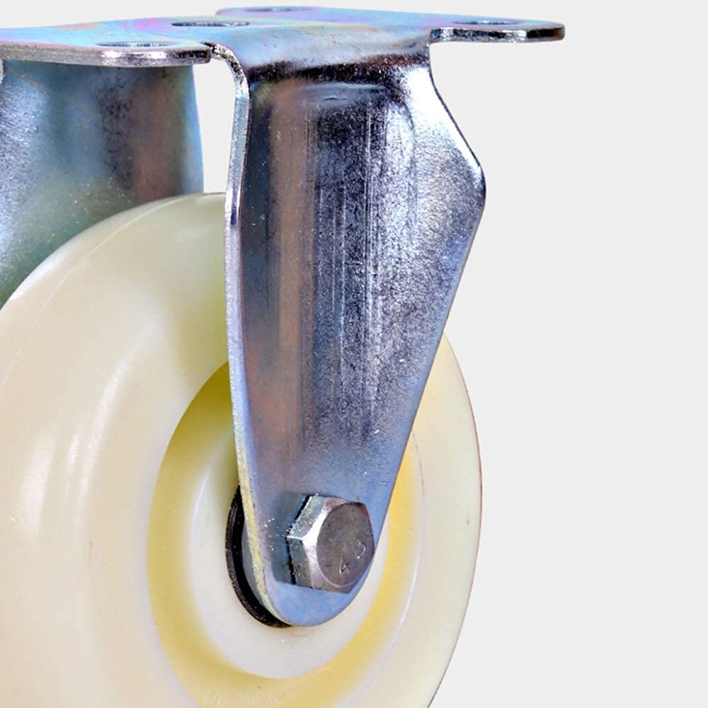 Carrello Multiuso Pieghevole,portaoggetti Multifunzionale con Ruote in Nylon,per carrelli industriali silenziose da 4 Pezzi carichi Pesanti Domestici,Set di Versatili