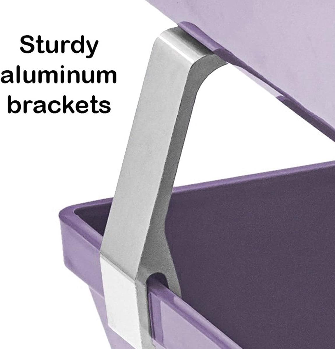 Acrimet Facility 2 Tier Letter Tray, Side Load, Letter Size/A4, Desktop File Organizer, Plastic (Solid Purple Color)