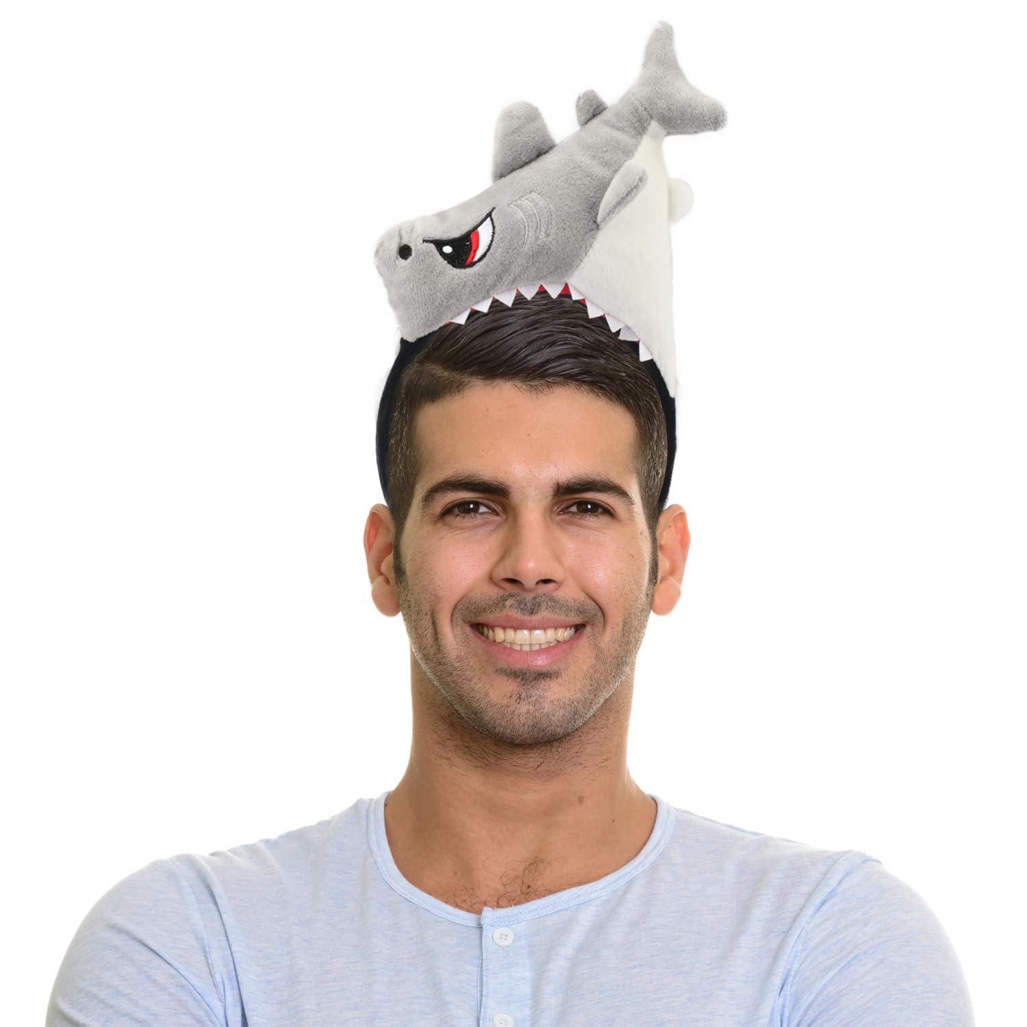 HODRME Plush Animal Ears and Horns Headband-Halloween Christmas Festival Theme Party Animal Cosplay Costume Headbands