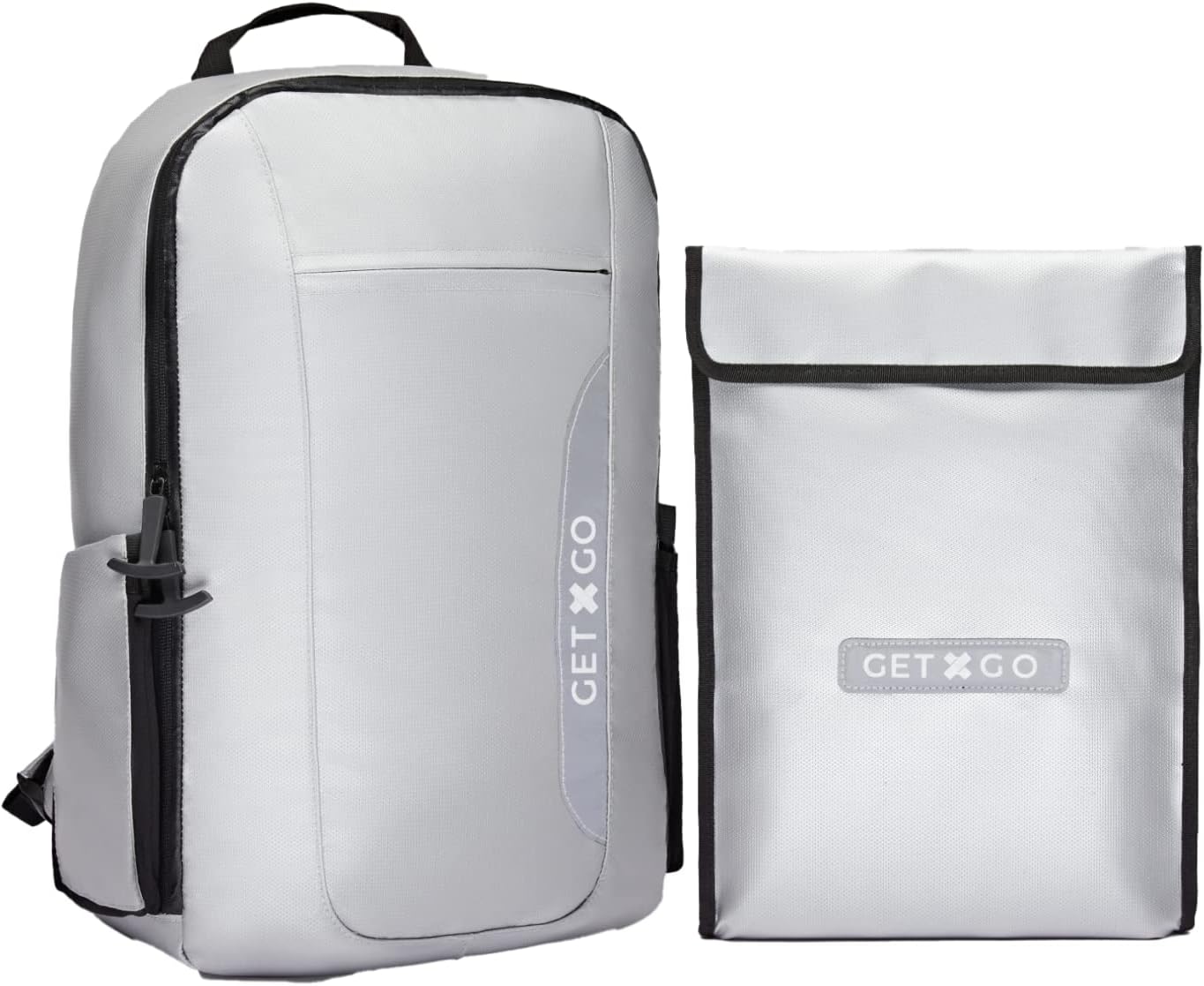 Combo de mochila ignífuga  UL 94 V-0 y NFPA 701 Go Bag  Soporta hasta 1832 F  Bolsa de emergencia resistente al agua para documentos, tecnología y