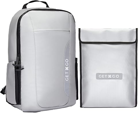 Fireproof Backpack Combo – UL 94 V-0 & NFPA 701 Go Bag, 20L, Water-Resistant Eme