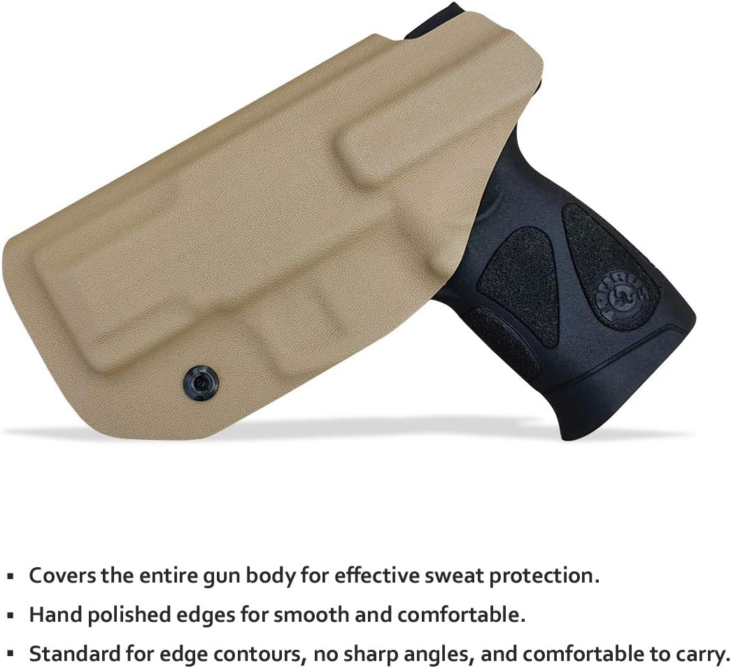 Taurus G2C Holster, Kydex IWB Holster for G2C Taurus & Millennium PT111 G2 / PT140 - Taurus PT111 G2C 9mm Pistol Case