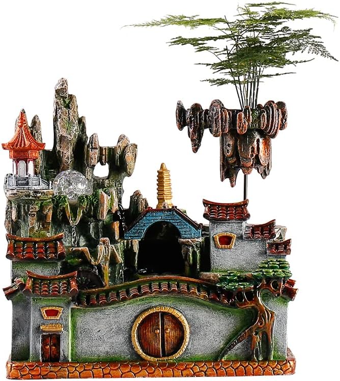 Indoor Fountain Tabletop Fountain Creative Flowing Water Wealth Ornaments Circulating Water Living Room Office Fountain Tabletop Fountain