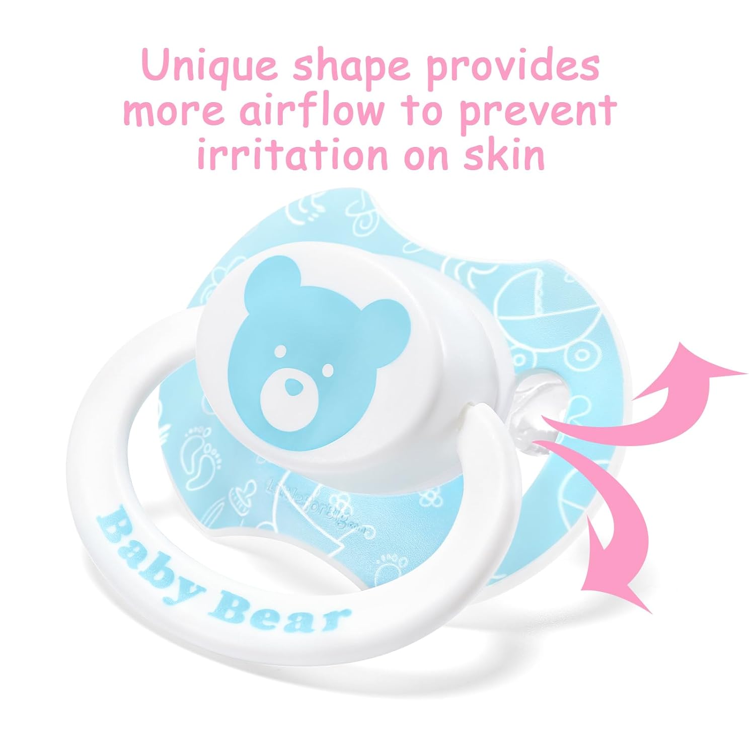 LittleForBig Bigshield Generation-II Adult Sized Printed Pacifier Bear Pattern - Image 5