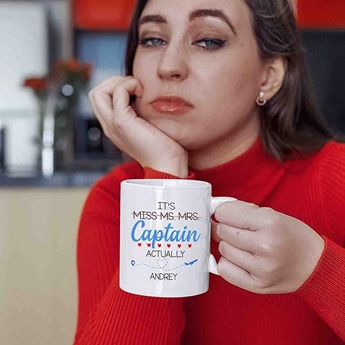 Vista 14 de BigTees Taza de café de piloto personalizada, regalos para piloto, taza de piloto, taza de café de piloto de avión, taza de café personalizada