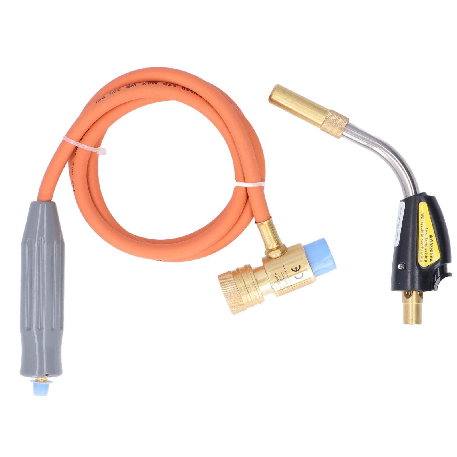 Self Igniting 360° Rotation Burn Tip Turbo Torch Welded Gas Pipeline Soldering Tool for Soldering Plumbing DIY