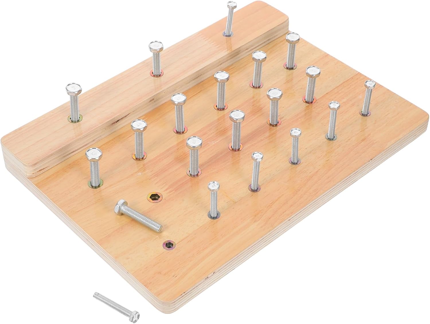 BESPORTBLE Finger Dexterity Pegboard Hand Therapy Tool for Rehabilitation Training Hand Eye Coordination Trainer